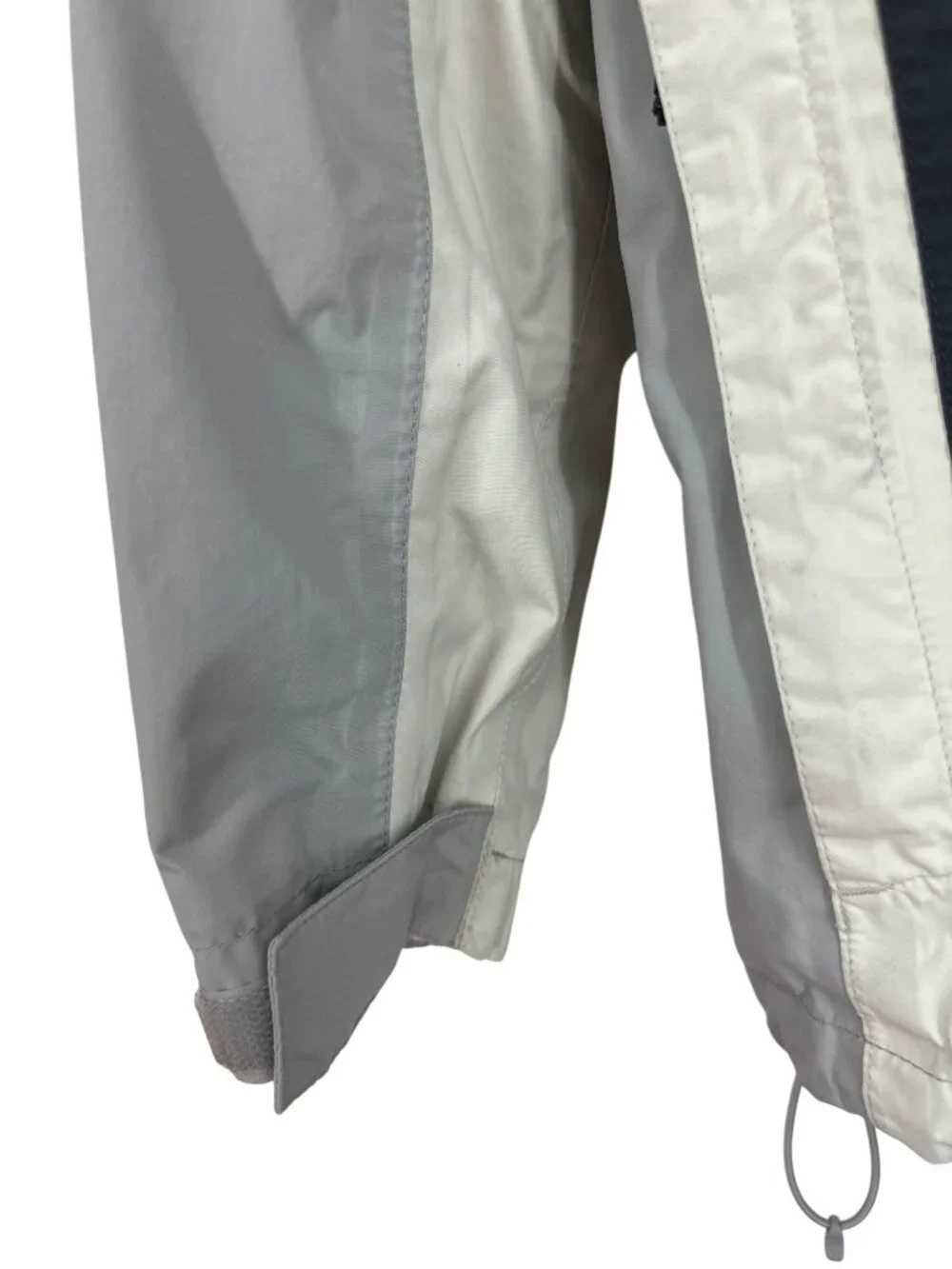 The North Face Mens Gray & White Lightweight Hooded Jacket Size L